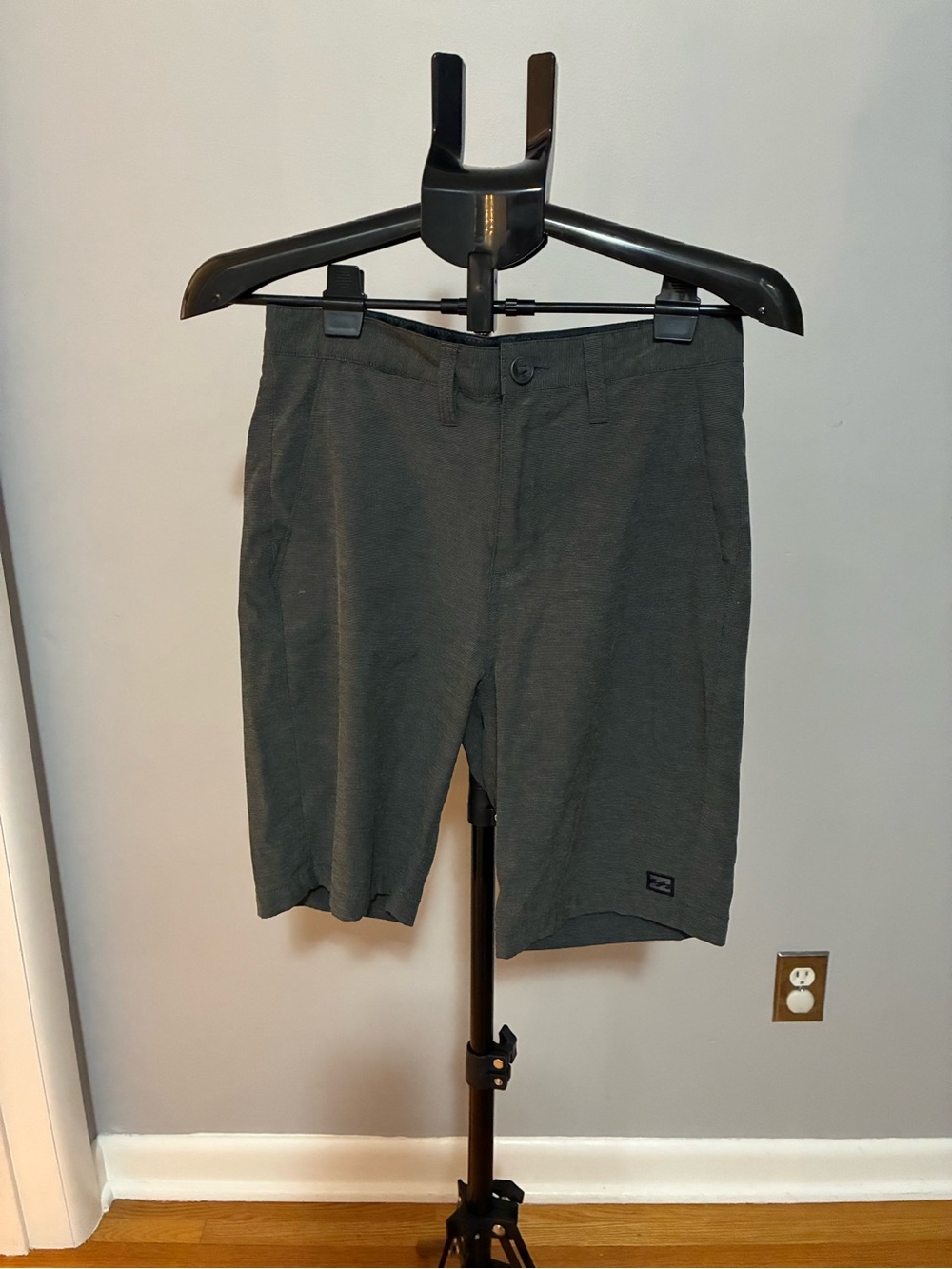 Billabong Men's Charcoal Flat Front Shorts